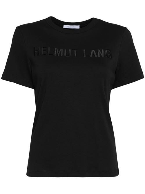 Black logo t-shirt HELMUT LANG | O06HW505001